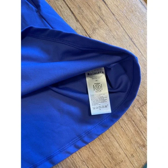 Athleta‎ NWT Blue Conscious Dress Athletic Fit Flare Skater Size 2X Golf Tennis - Picture 6 of 9